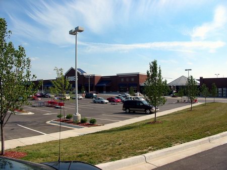 Woodland Drive-In Theatre - Now A Lowes - Photo From Water Winter Wonderland (newer photo)